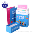 Custom educational cardboard kids english flash memory card